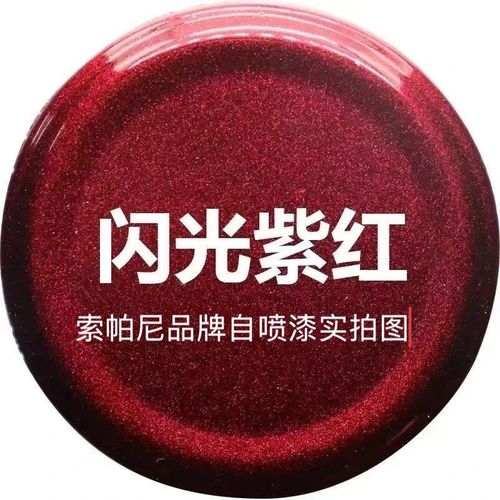 红色自动手摇喷漆金属家具木器汽车电动车修复改色漆大红防水油漆